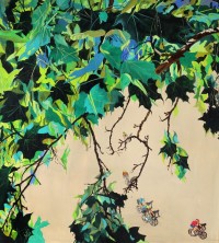 Rukhe Neelofer, 27 x 30 Inch, Acrylic on Canvas, Figurative Painting, AC-RNZ-024